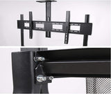 Universal TV Stand for Height Adjustable Mobile TV Cart for 55-120 Inch - 45-Degree Angle
