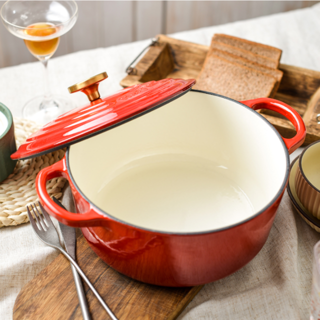 Enamel Cast Iron Pot Cast Iron Casserole/French Oven - 20 CM