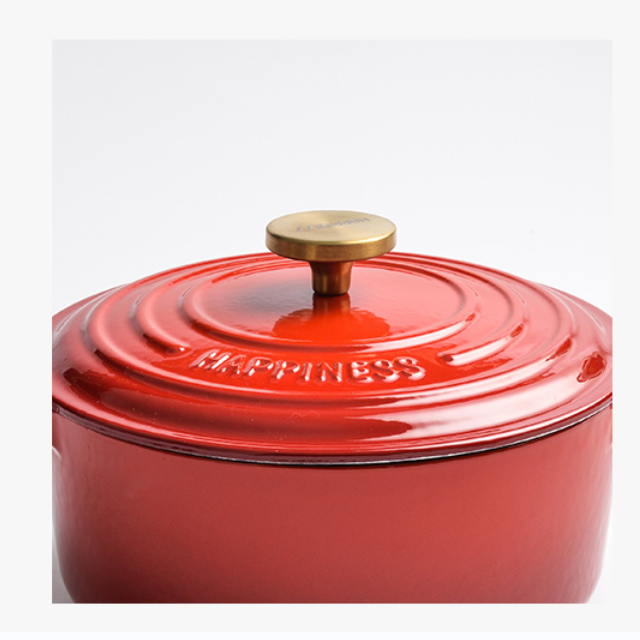 Enamel Cast Iron Pot Cast Iron Casserole/French Oven - 24 CM