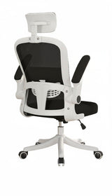 Office Chair Swivel Ergonomic Office Chair With Back Support - Black - Front View