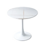 Celeste White Round Cafe Table