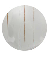 Celeste White Round Cafe Table - Front View