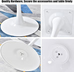 Celeste White Round Cafe Table