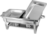 Chafing Dish Food Warmer Stove 11L 2 Compartment - Side View