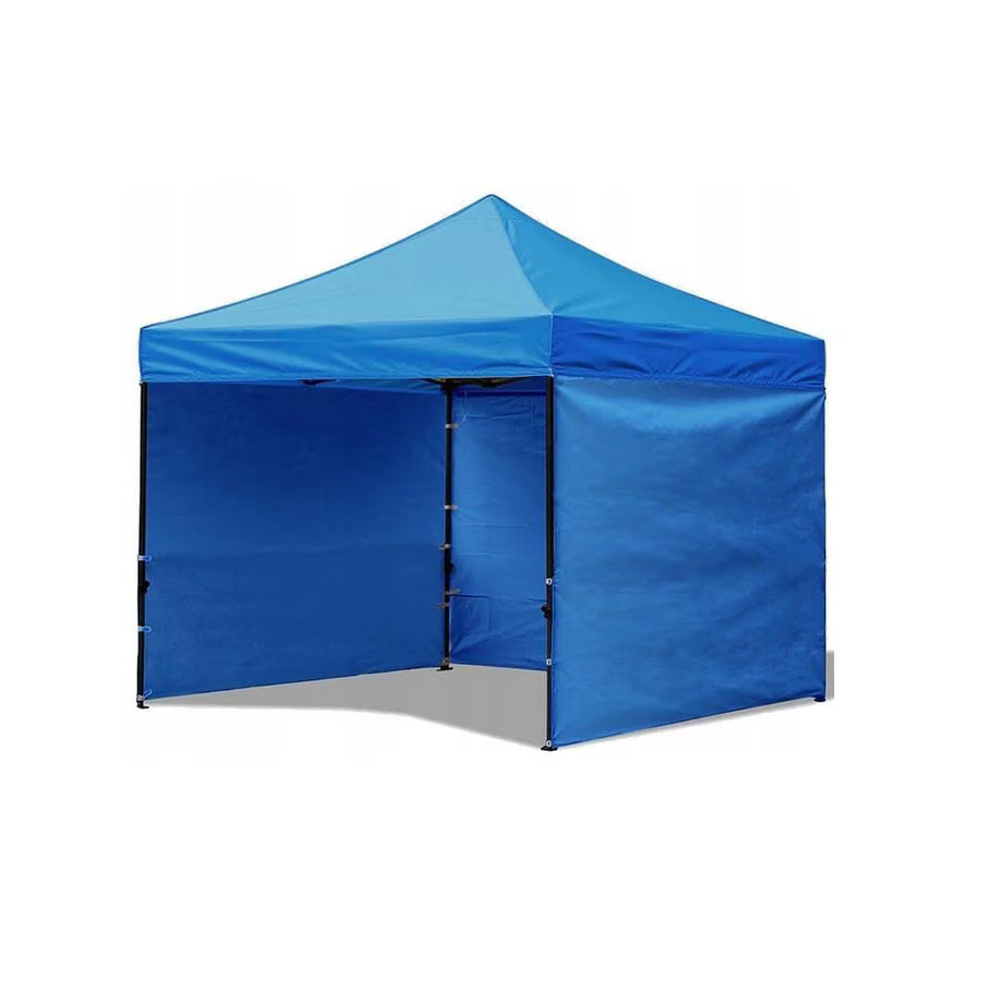Portable Water-Resistant Gazebo 2x2 M - Blue / With Sidewalls