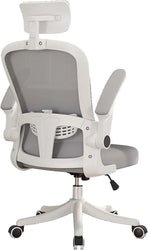 Office Chair Swivel Ergonomic Office Chair With Back Support - White
