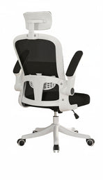 Office Chair Swivel Ergonomic Office Chair With Back Support - White