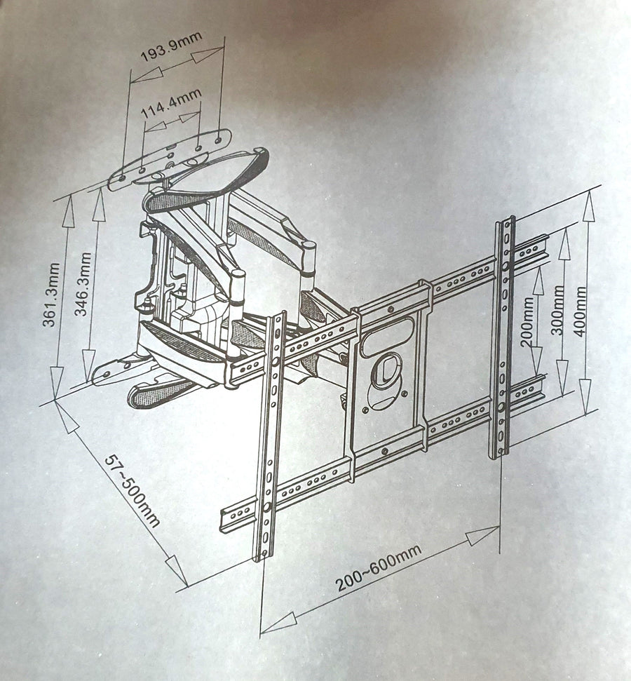 Universal TV Wall Mount For Tv Size 40 To 75 Inch