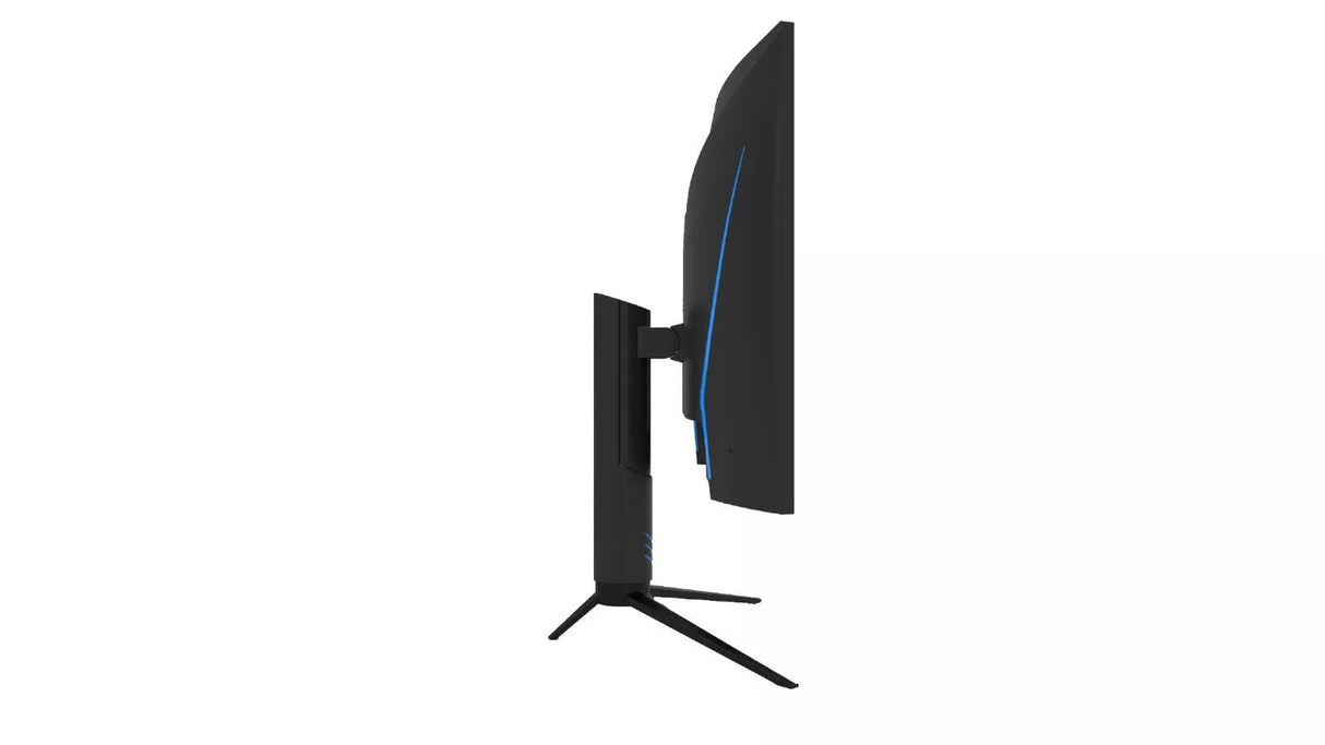 QMAX 27 Gaming Monitor Curved QHD 165Hz 2560*1440p 1ms with Build in Speakers Height Adjustable