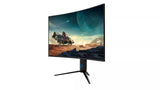 QMAX 31.5 Gaming Monitor Curved QHD 165Hz 2560*1440p 1ms with Build in Speakers Height Adjustable - Front View