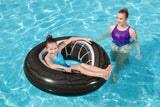 Bestway Inflatable 1.19m High Velocity Tire Tube Pool Float - Front View