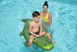 Bestway 1.52m x 71cm Buddy Crocodile Ride-On - Front View