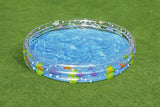 Bestway 1.83m x H33cm Deep Dive 3-Ring Inflatable Play Pool - Front View