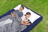 Bestway 2.03m x 1.52m x 22cm Air Mattress Queen Inflatable Air Bed Indoor/Outdoor Heavy Duty Durable Camping - Front View