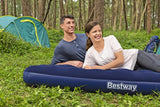 Bestway 2.03m x 1.52m x 22cm Air Mattress Queen Inflatable Air Bed Indoor/Outdoor Heavy Duty Durable Camping - Top-Down View
