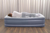 Bestway 2.03m x 1.52m x 51cm Tritech Air Inflatable Mattress Queen Built-in AC Pump - 45-Degree Angle