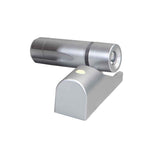 Wall Mounted Hotel Emergency Torch - Silver - Front View