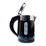 0.6L Stainless Steel Electric Kettle Black - Front View