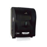 Semi-Autocut Paper Towel Dispenser-Black - Front View