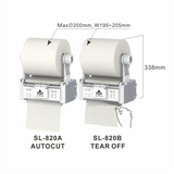 Touchless Paper Towel Dispenser-Black - Front View