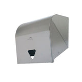 Stainless Steel Roll Towel Dispenser - Side View