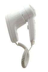 Wall Mount Hair Dryer 1200W - White - Front View