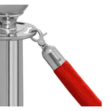 Velvet Rope for Queue Barrier - Red - Front View