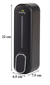 CLASSIC Soap/Shampoo Dispenser 300ml -Black - Side View
