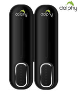 CLASSIC Dual Soap/Shampoo Dispenser 300ml -Black - Front View