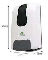 Manual Soap-Sanitiser Dispenser 1L - White Spray - Front View