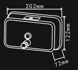 Stainless Steel Soap Dispenser 1200ML - Side View