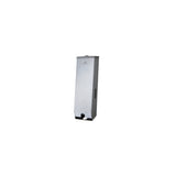 Double Toilet Roll Dispenser - Silver - Front View