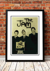 The Jam 'In The City' In Store Poster 1977 - Framed A2