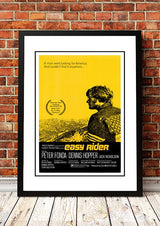 Easy Rider' Cult Movie Poster! - Framed A4