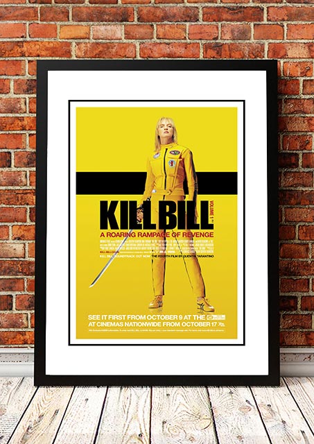 Kill Bill' Cult Movie Poster! - Framed A3