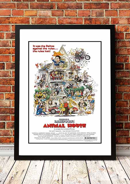 Animal House' Cult Movie Poster! - Framed A4