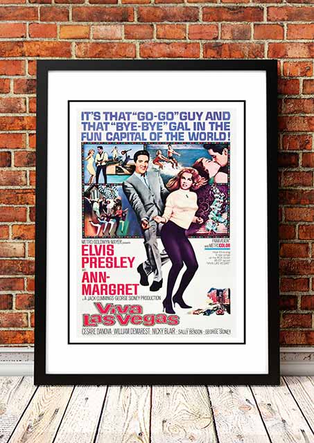 Elvis 'Viva Las Vegas' Framed Movie Poster! - Framed A2