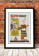 Elvis 'Easy Come, Easy Go' Framed Movie Poster! - Framed A4