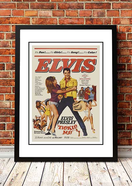 Elvis 'Ticke Me' Framed Movie Poster! - Framed A3