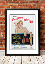 Marilyn Monroe ??he Seven Year Itch??Framed Movie Poster! - Framed A4