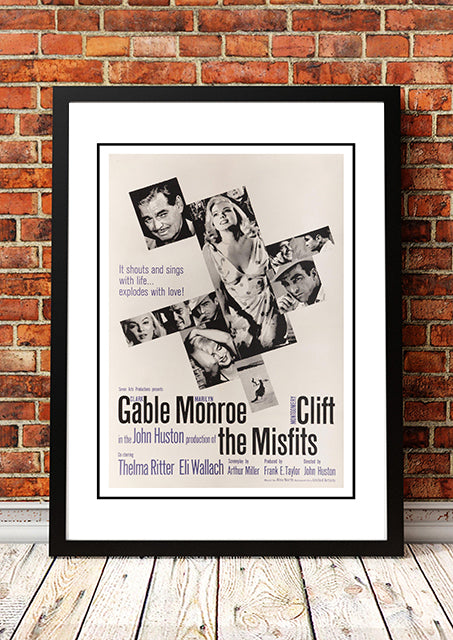Marilyn Monroe ??he Misfits??Framed Movie Poster! - Framed A4