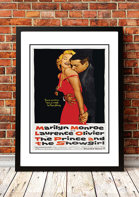 Marilyn Monroe ??he Prince and the Showgirl??Framed Movie Poster! - Framed A2
