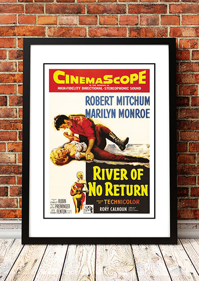 Marilyn Monroe ??iver of No Return??Framed Movie Poster! - Framed A3