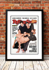 Red Hot Chili Peppers' Rolling Stone Magazine Cover! - Framed A3