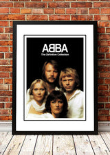 ABBA ??he Definitive Collection??In Store Poster 2001 - Framed A4
