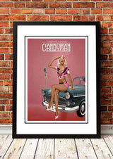 Christina Aguilera ??andyman??In Store Promotional Poster 2006 - Framed A4