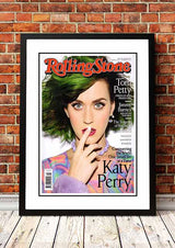 Katy Perry ??olling Stone Magazine??Cover Poster 2014 - Framed A4