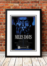 Miles Davis ??ustralian Tour??Poster 1988 - Framed A4