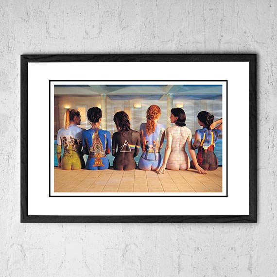 Pink Floyd ??ainted Ladies??Pop Art Print 1997 - Framed A2