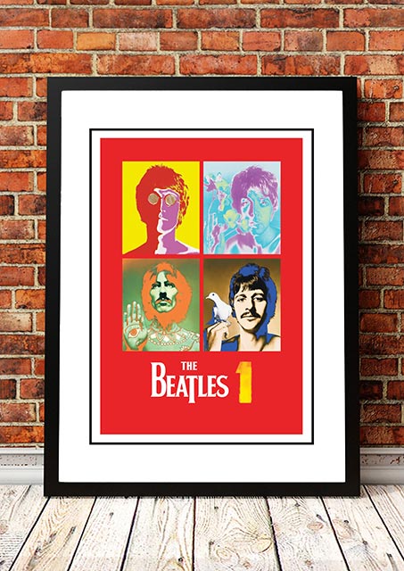 The Beatles ????In Store Promotional Poster 2000 - Framed A3